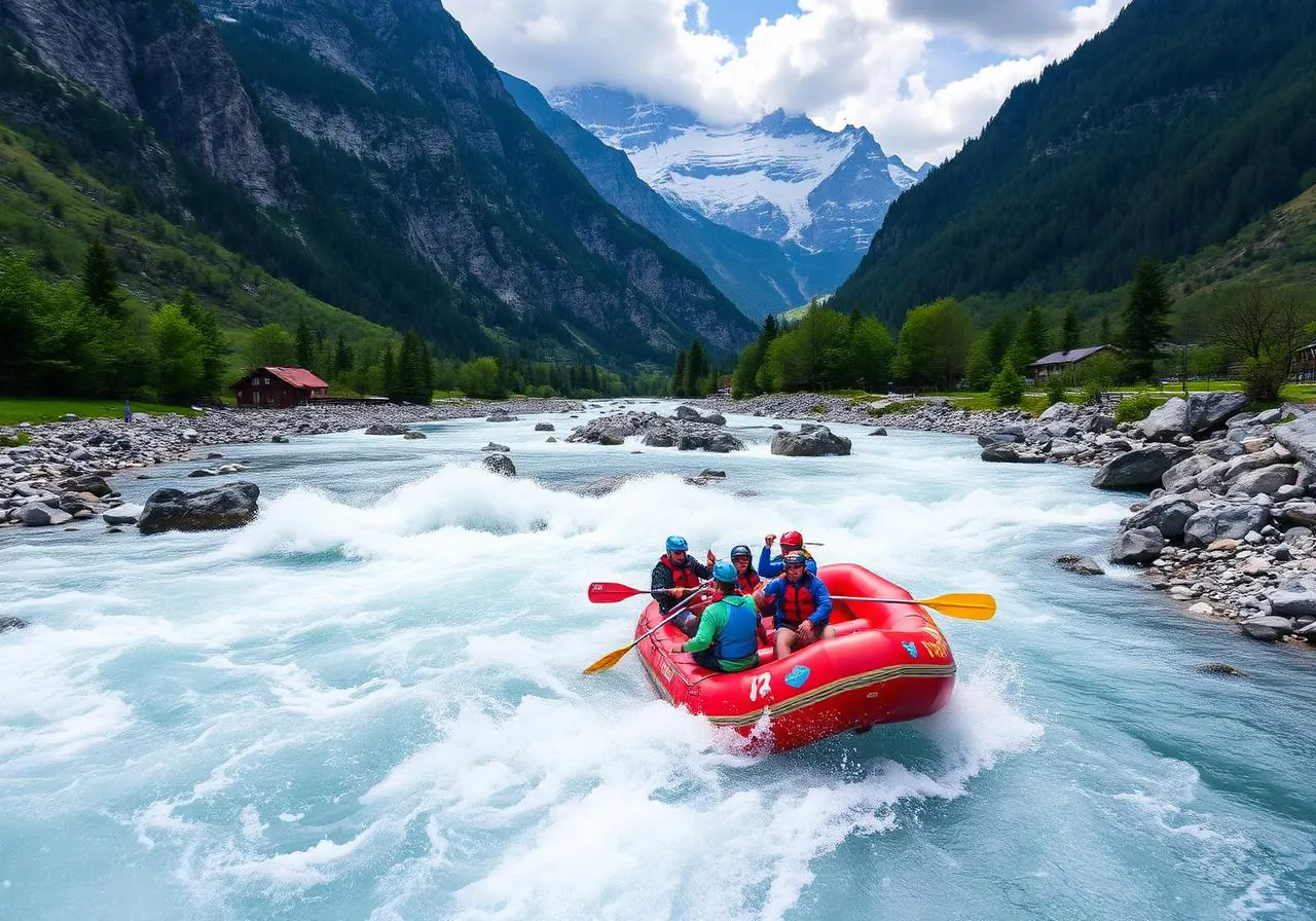 Rafting in Interlaken